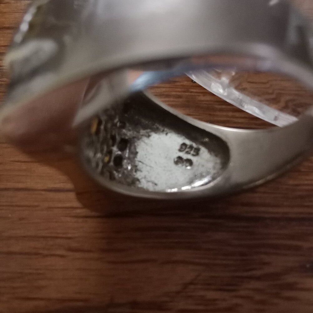Men's Rhinestone Ring - Picture 6 of 10